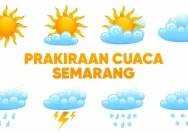 Cuaca Semarang Sabtu 18 April 2026: Cerah Panas Berubah Hujan Siang hingga Sore