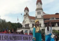 Karnaval Paskah Semarang: GBT Kristus Penebus dan STT Kristus Alfa Omega Guncang Kota dengan Bendera Ratusan Meter