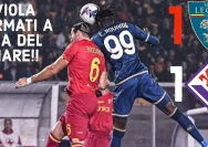 Lecce vs Fiorentina Berakhir Imbang 1-1, Kedua Tim Selamat dari Zona Merah Pekan Ini