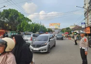 Polisi Lebak Intensifkan Pengaturan Lalu Lintas Pasar untuk Antisipasi Kemacetan pada Hari Minggu