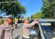 Satlantas Polres Kudus Gelar Polantas Menyapa, Edukasi Pengendara untuk Turunkan Kecelakaan di Jalan