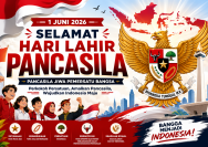 poster Hari Lahir Pancasila 1 Juni 2026