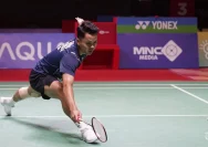 Anthony Ginting Tersingkir di Babak 1 Thailand Open 2026