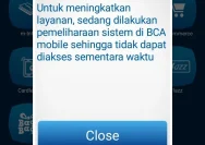 BCA Mengalami Gangguan, M-Banking Error Hari Ini!