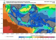 BMKG Peringatkan Gelombang Tinggi dan Suhu Dingin di Indonesia