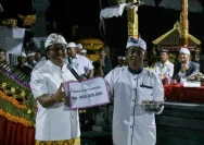 Bupati Badung Hadiri Upacara Melaspas di Pura Dalem Suargan Bongkasa
