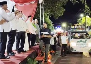 Bupati M. Syukur Lepas Pawai Takbir Iduladha dengan Mengajak Jaga Situasi