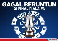 Chelsea Gagal Manfaatkan Momentum, Kalah di Final Piala FA