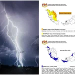 Cuaca Buruk: MetMalaysia Isi Peringatan Badai Petir di 9 Negeri