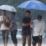 Cuaca Mojokerto, Hujan Ringan di Prajuritkulon dan Cerah Berawan saat Akhir Pekan