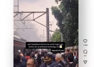Detik-Detik KRL Tersambar Petir di Stasiun Jurang Mangu, Penumpang Panik & Antrean Membludak
