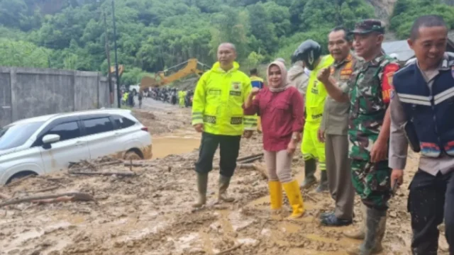 Dinas PUPR Kerinci Tanggapi Cepat Longsor di Jalan Sungai Tutung–Pungut Mudik