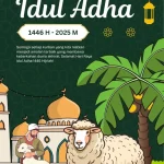 Download Poster Idul Adha 2026 untuk Cetak Banner, Desain Menarik dan Gratis