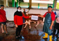 DPC PDIP Kota Semarang Perkuat Gotong Royong Melalui Penyembelihan Hewan Kurban