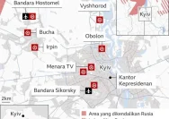 Evakuasi Kedutaan di Ukraina Diperintahkan Setelah Sinyal Serangan Rusia Mengancam Kyiv