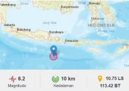 Gempa Hari Ini: Jember Diguncang Gempa Berkekuatan 5,1 Magnitudo
