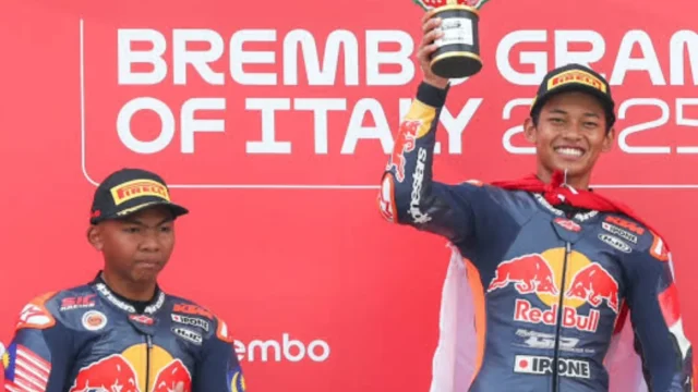 Hakim Danish Tewas Saingi Kecepatan Veda Ega Pratama di Lintasan Basah Moto3 Prancis
