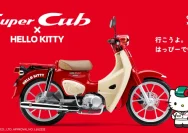 Honda Super Cub Hadir Imut dengan Edisi Khusus Hello Kitty