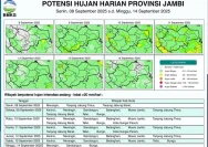 Hujan Petir Memasuki Jambi, BMKG Ingatkan Keselamatan