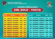 Jadwal KRL Jogja-Solo Hari Ini: 12, 13, dan 14 Mei 2026