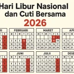 Jadwal Libur Nasional dan Cuti Bersama 2026: 11 Hari yang Tersisa