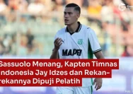 Jay Idzes Tidak Bergabung dengan Timnas Indonesia, Dukungan untuk Rekan-Rekan Tetap Ada