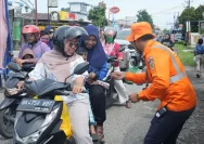 KAI Bandara Kampanyekan Keselamatan Berlalu Lintas di Perlintasan KA Medan-Binjai