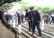 Kapolres Kebumen Pimpin Upacara Ziarah Nasional di TMP Bumi Wira Bhakti