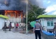 Kebakaran Rumah dan Usaha Mainan Elektrik di Pejagoan Kebumen, Kerugian Setengah Miliar