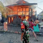 Kebakaran Rumah Panggung di Garut, Kerugian Mencapai Rp50 Juta