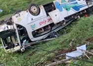 Kecelakaan Bus di Cianjur: 20 Penumpang Selamat dari Menghantam Tebing