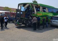 Kecelakaan Bus Study Tour SMPN 2 Brangsong Kendal di Tol Cipali, Satu Orang Meninggal