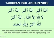 Lirik Teks Takbiran Idul Adha: Kenali Susunan Bacaan yang Benar