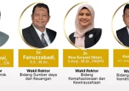 Mirza Lantik 4 Wakil Rektor Baru di USK: Regenerasi Kepemimpinan Masa Depan