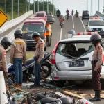 Mr X Tewas dalam Kecelakaan Lalu Lintas di Jembatan Laris Sampang