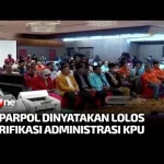 Partai PADI Jateng Lolos Verifikasi Administrasi Kesbangpol