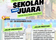 Pendaftaran Sekolah Maung Tahun 2026: Fokus pada Jalur Prestasi