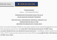 Pendaftaran SMUB Jalur Rapor 2026 Dibuka, Simak Syarat dan Cara Daftarnya