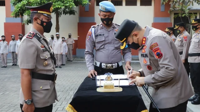 Pergantian Kasat Reskrim Polres Kudus, Kapolres Minta Langsung Tancap Gas Berantas Kejahatan