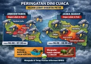 Peringatan Badai Petir dan Hujan Lebat untuk Beberapa Negara Bagian