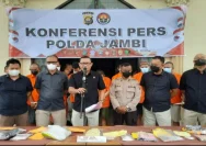 Polda Jambi Bongkar Penyelundupan Narkoba Senilai Rp25,9 Miliar