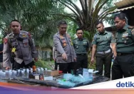 Polda Sumut Bongkar Barak Narkoba dan Tangkap Kurir Sabu di Deli Serdang