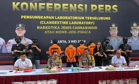Polisi Bongkar Jaringan Narkoba Sintetis di Tangerang