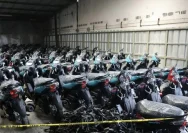 Polisi Grebek Gudang Motor Ilegal, Bakal Diselundupkan ke Luar Negeri