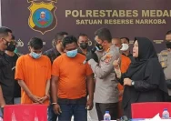 Polisi Medan Gagalkan Peredaran Sabu di Bantaran Sungai Kejaksaan Ujung