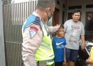 Polisi Siantar Marihat Rekan Anak 6 Tahun Terpisah Dengan Orangtuanya