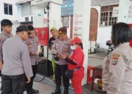 Polisi Sisir SPBU dan Bank di Tikung untuk Pencegahan 3C