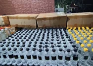 Polres Bantul Sita Ratusan Botol Miras dan 30 Galon Arak, Tekan Peredaran Alkohol Ilegal