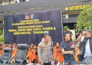 Polrestabes Medan Berhasil Bongkar 123 Kasus Kejahatan Jalanan dalam 36 Hari