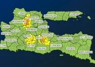 Prakiraan Cuaca Jawa Timur Besok Sabtu 16 Mei 2026: Wilayah yang Diguyur Hujan